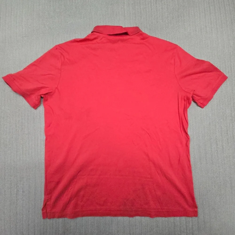 Polo Ralph Lauren Polo Shirt Mens Medium Pink Classic Fit Flesh Pony Logo